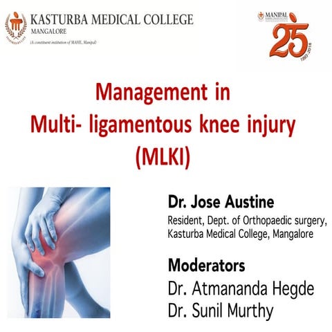 Multi ligamentous knee injury
