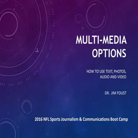 Multi media options 2016