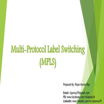 Multi protocol label switching (mpls) | PPT