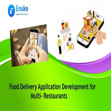 Food Delivery app development for Multi Restaurant by Enuke