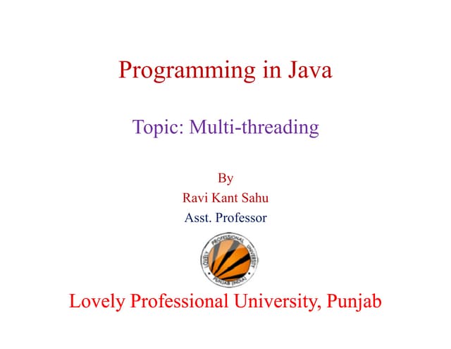 Multi threading