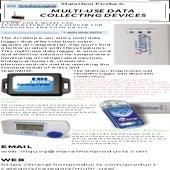 Multi use data collecting devices