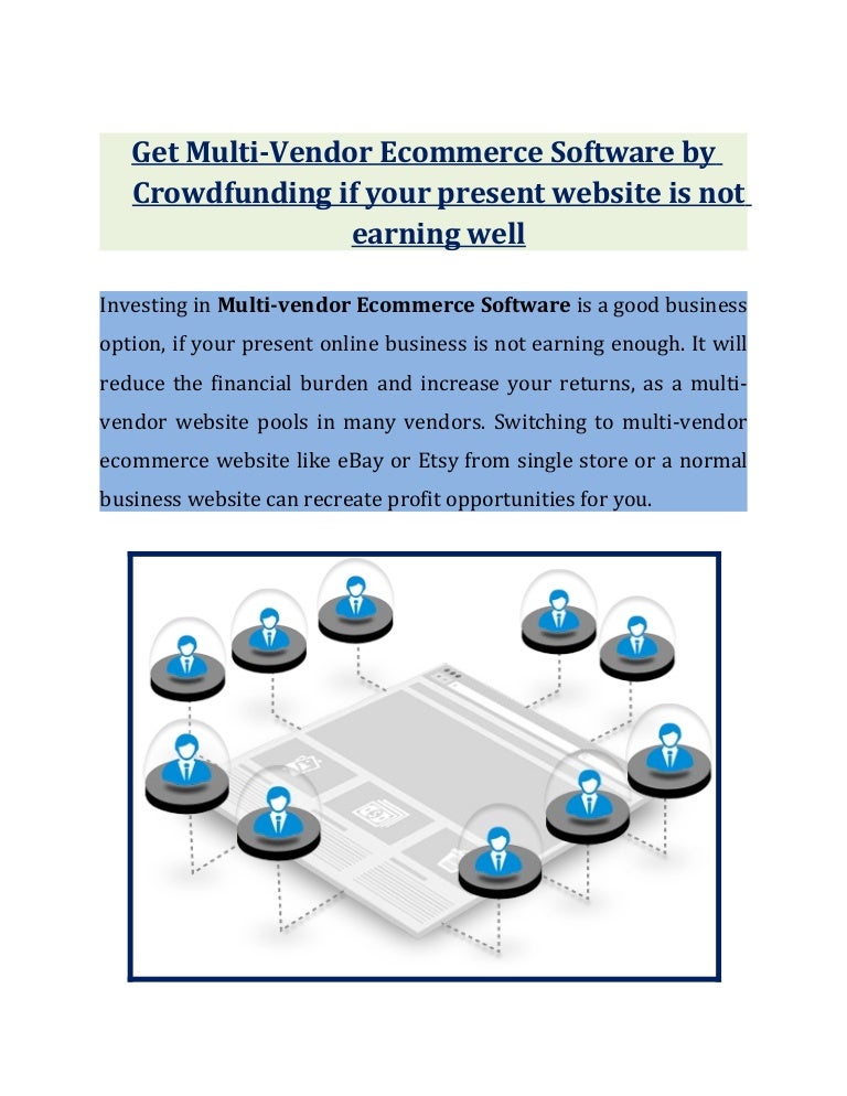 multi vendor ecommerce software