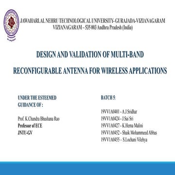 MULTIBAND reconfigurable antenna BATCH-5.pptx