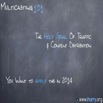 Multicasting 101