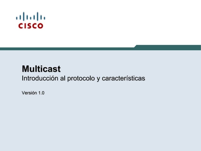 Multicast v1.0
