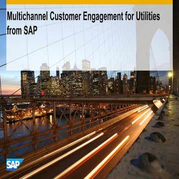 SAP Multichannel Customer Engagement