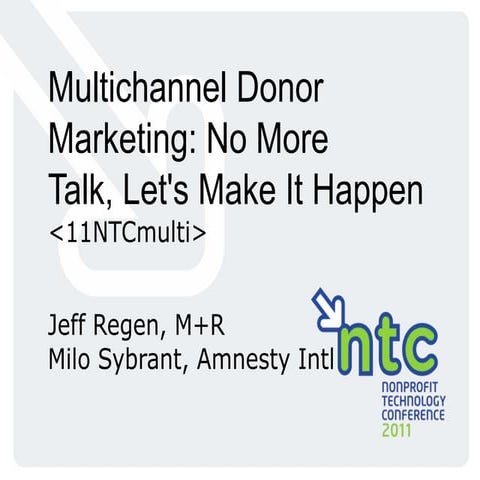 Multichannel Donor Marketing