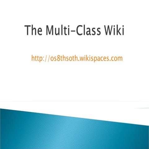 Multi Class Wiki
