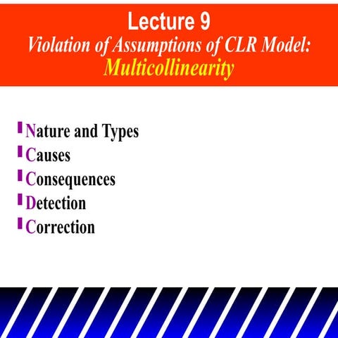 Multicolliniarity in Multiple Regression related with multiple variables and ...