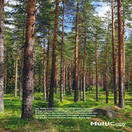 MultiCopy Umweltzeichen