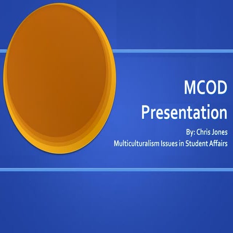 Multicultural Iissues Presentation | PDF | College Education | Education