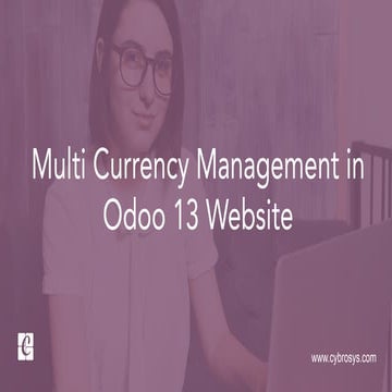 Multi Currency Management in Odoo 13 Website
