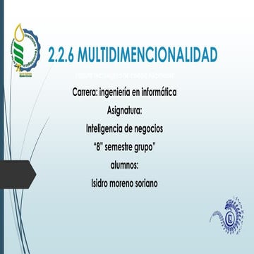 Modelo Multidimensional | PPT