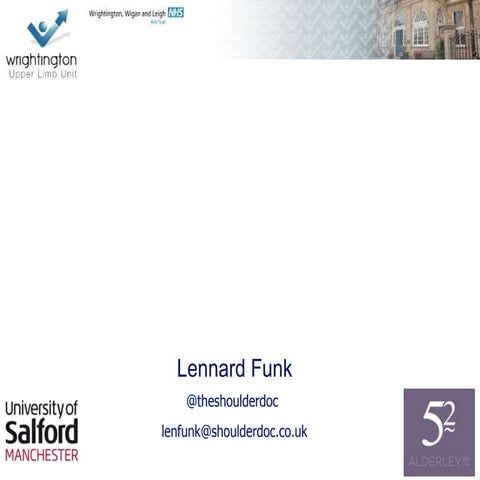 Multidirectional instability of the shoulder 2014