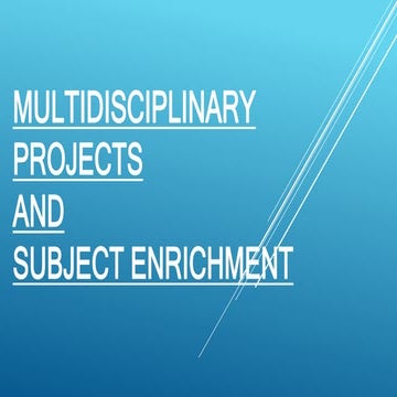 MULTIDISCIPLINARY PROJECTS.pptx