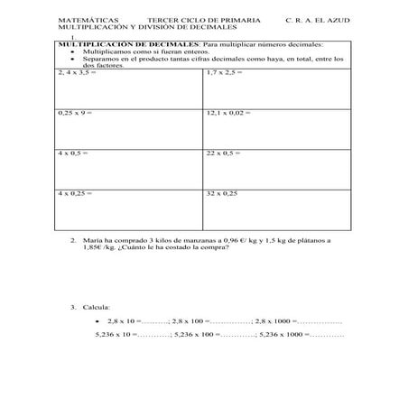 Multi divide decimales-sexto