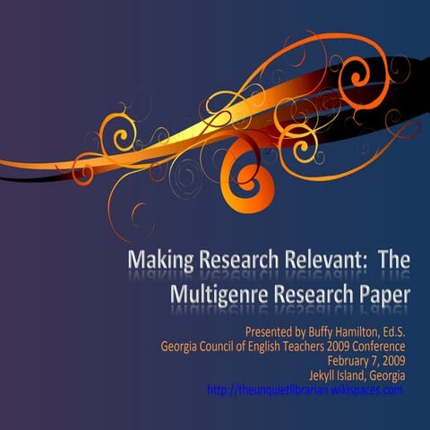 Multigenre Presentation