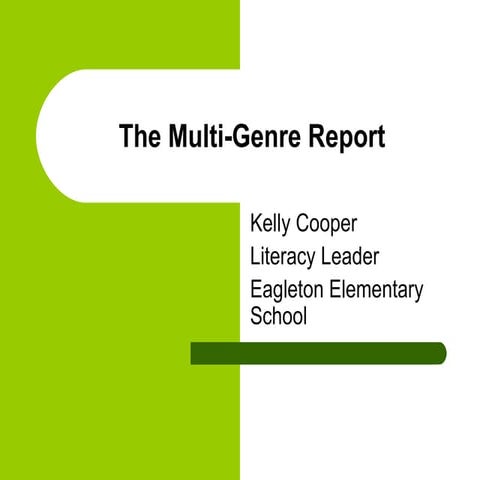 Multigenre Report