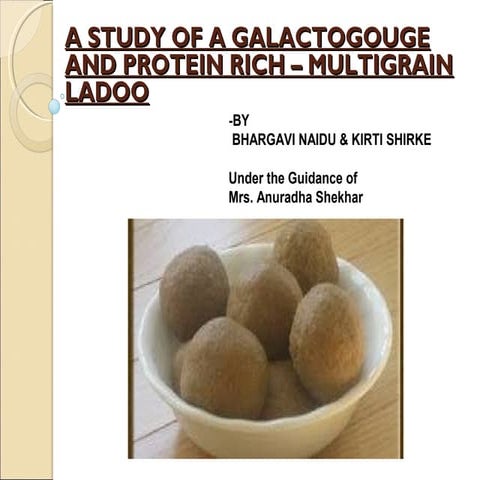 Multigrain ladoo