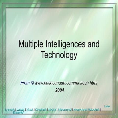 Multiple intelligences Gardner