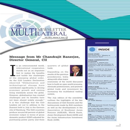 Multilateral Newsletter  July 2017 Edition