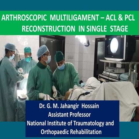 Multiligament Injury of Knee  and ACL & PCL Reconstruction
