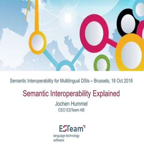 Semantic Interoperability Explained