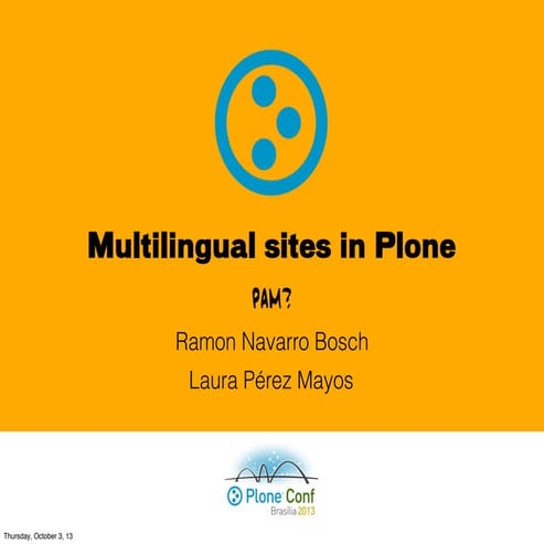 Multilingual sites in plone