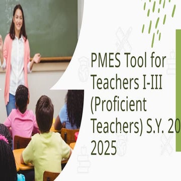 Classroom Observation Indicators PEMS 2024-2025