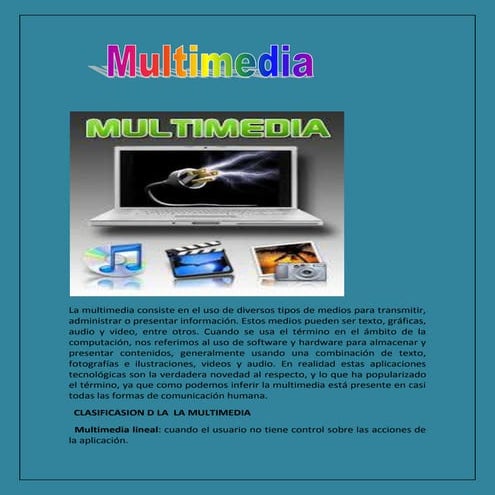¿Que es la Multimedia? | PDF