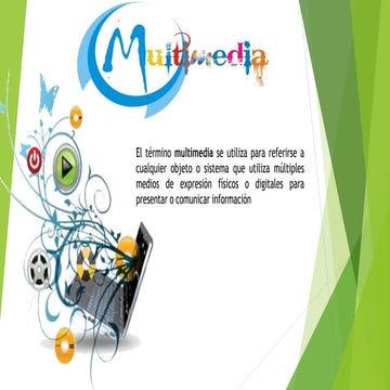Qué es comunicación multimedia | PDF