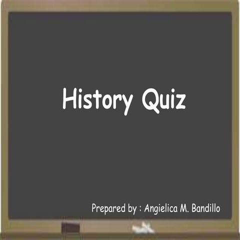 Short Quiz: Philippine History