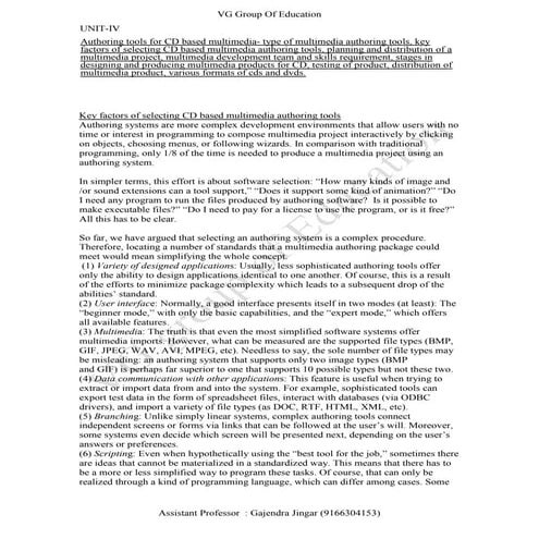 Multi media unit-4.doc