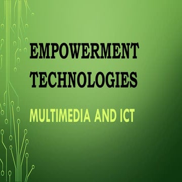 Multimedia and ICT SHORT SLIDE FOR EMTECH.pptx