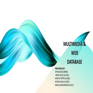 Multimedia database | PPTX