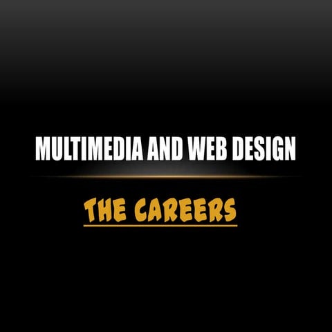 Multimedia and web design