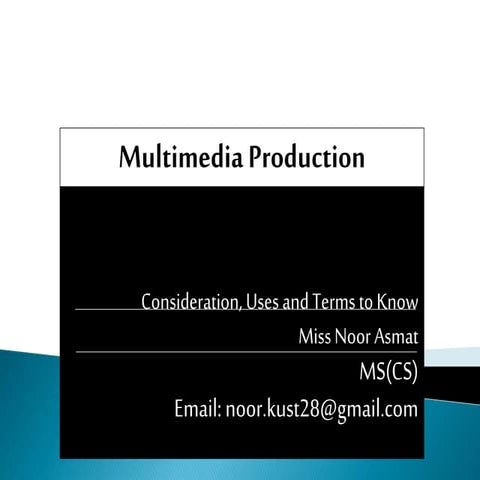 Multimedia an introduction chapter 1