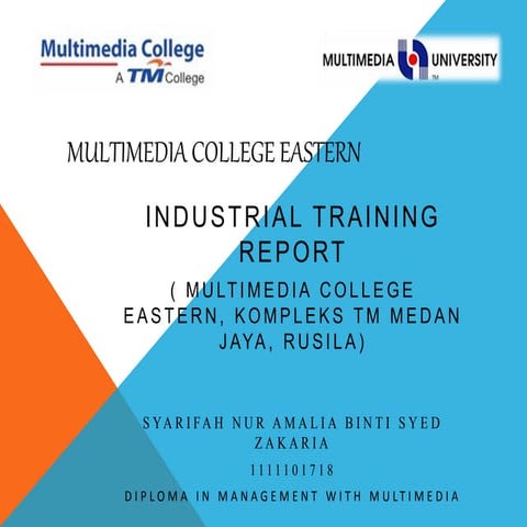 Multimediacollegeeastern Slide Presentation Latihan Industri (sem7) FINAL SEM...