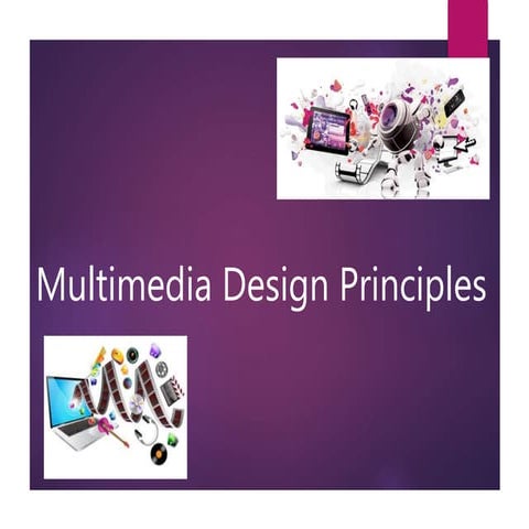 Multimedia design principles