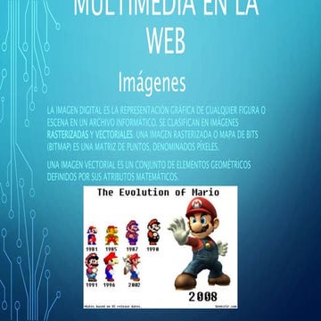 MULTIMEDIA EN LA WEB.pptx Hecho por David García Abad | PPTX