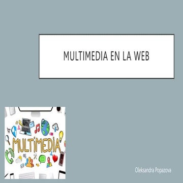 TAREA 3.4TIC.pptx SOBRE MULTIMEDIA EN LA WEB | PPTX