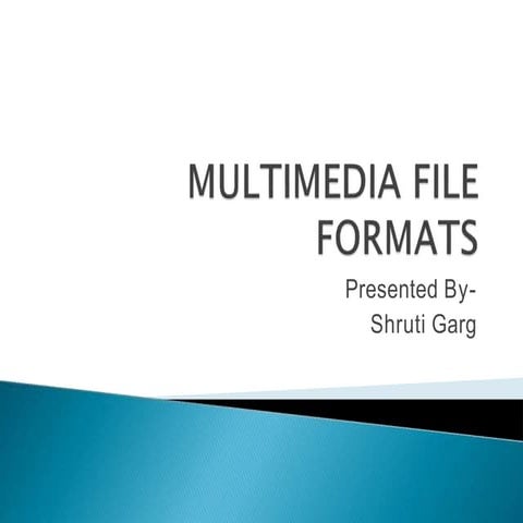 Multimediafileformats