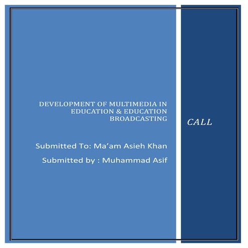 Multimedia in education