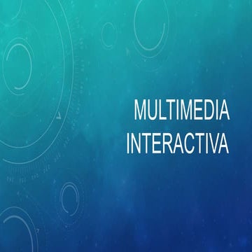 Multimedia interactiva