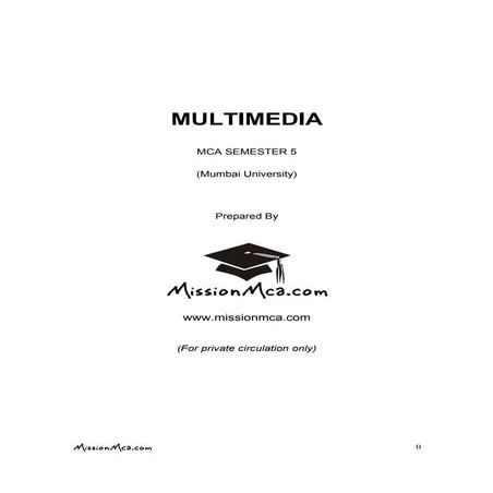 Multi media mca_sem5_notes
