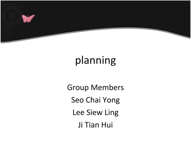 Multimedia Planning