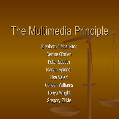 The Multimedia Principle