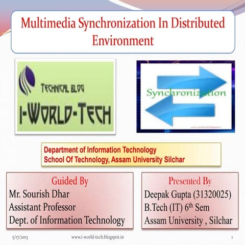 Multimedia synchronization | PPTX