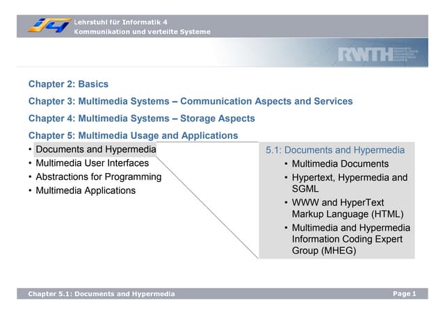 Multimedia system(OPEN DOCUMENT ARCHITECTURE AND INTERCHANGING FORMAT)